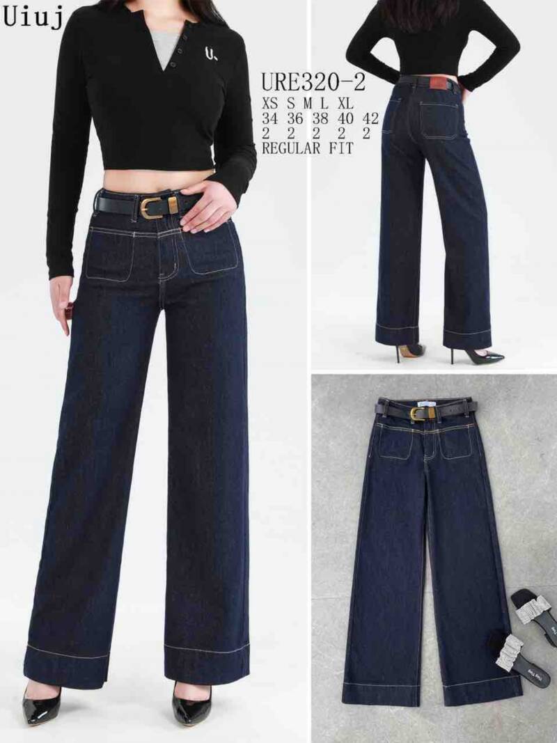Spodnie damskie jeansy Roz XS-XL, 1 Kolor Paczka 10 szt